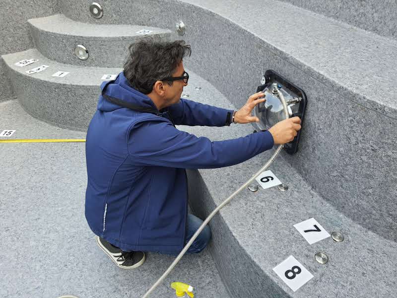 Campana del vuoto (Vacuum Test) per la verifica dell’impermeabilità nelle piscine e nei rivestimenti
