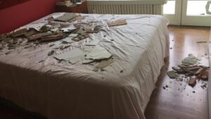 sfondellamento solaio e infiltrazioni